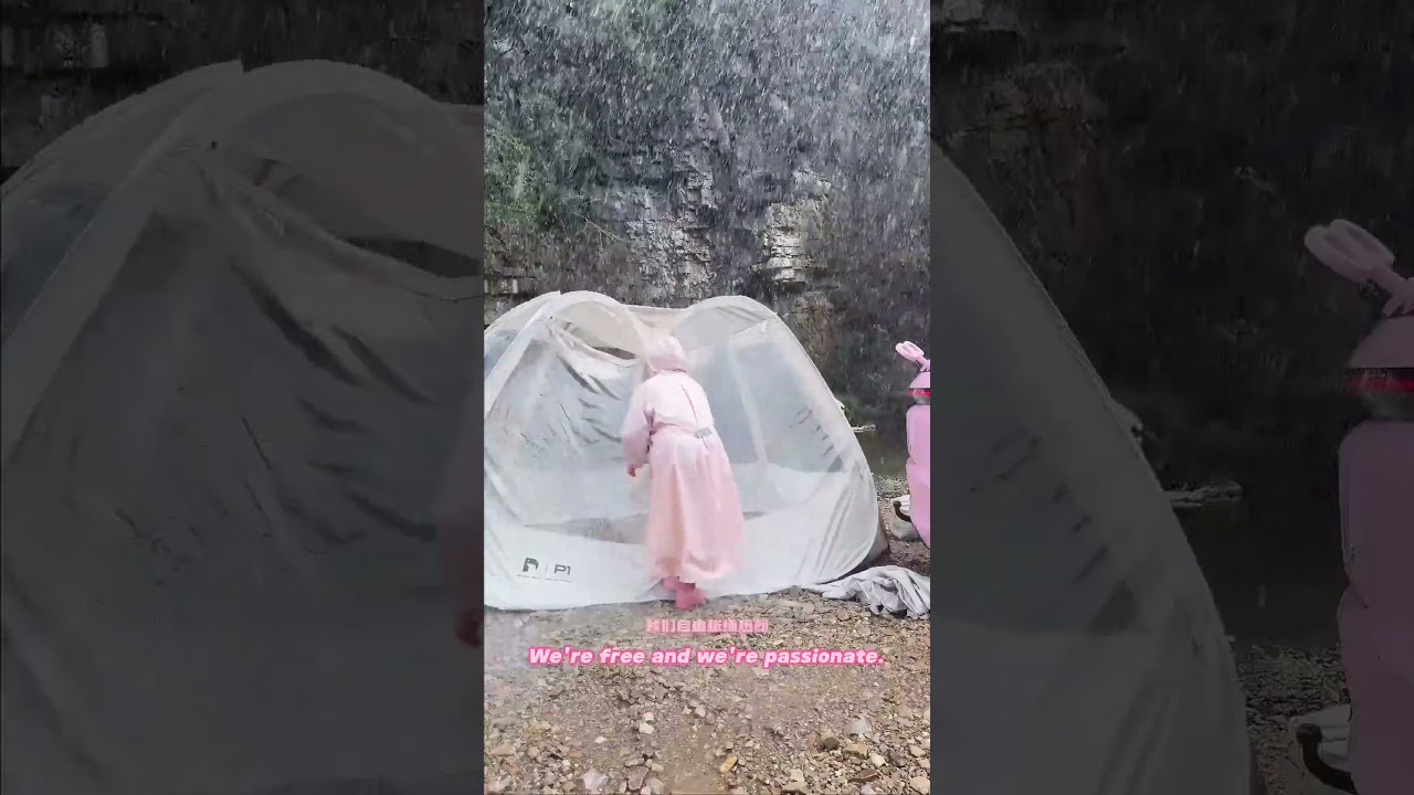 ⁣Rainy Day Camping in My Cozy Camper Van 🌧️🚐 | Relaxing Van Life ASMR #campingintherain #camping