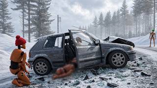 BeamNG Drive - Realistic Car Crashes | Dangerous Driving #5 | DLSS 5 Test screenshot 1