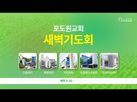 2026.03.05 포도원교회 새벽기도회