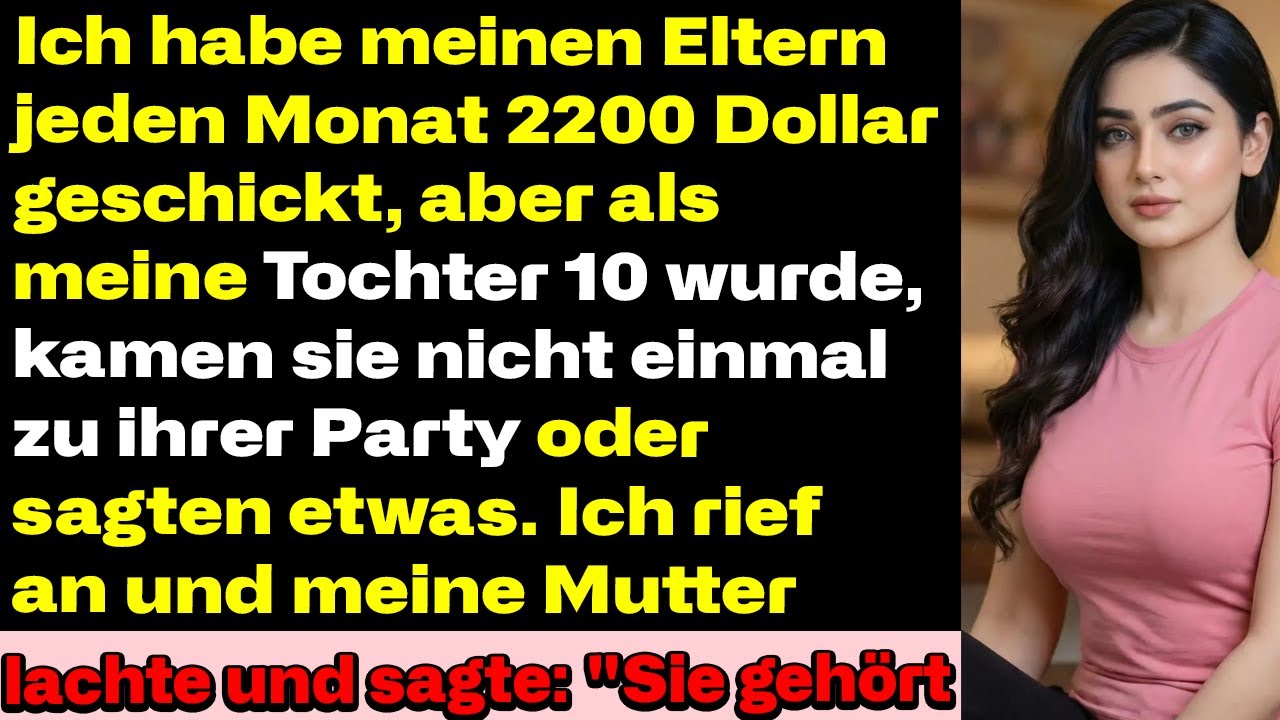 Ich schickte meinen Eltern monatlich 2.200 $ – doch an meinem Kind sparten sie plötzlich