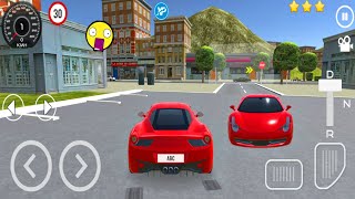 Driving School 3D ✅ Ferrari 458 Driving City Road 🔥 Android Gameplay screenshot 5