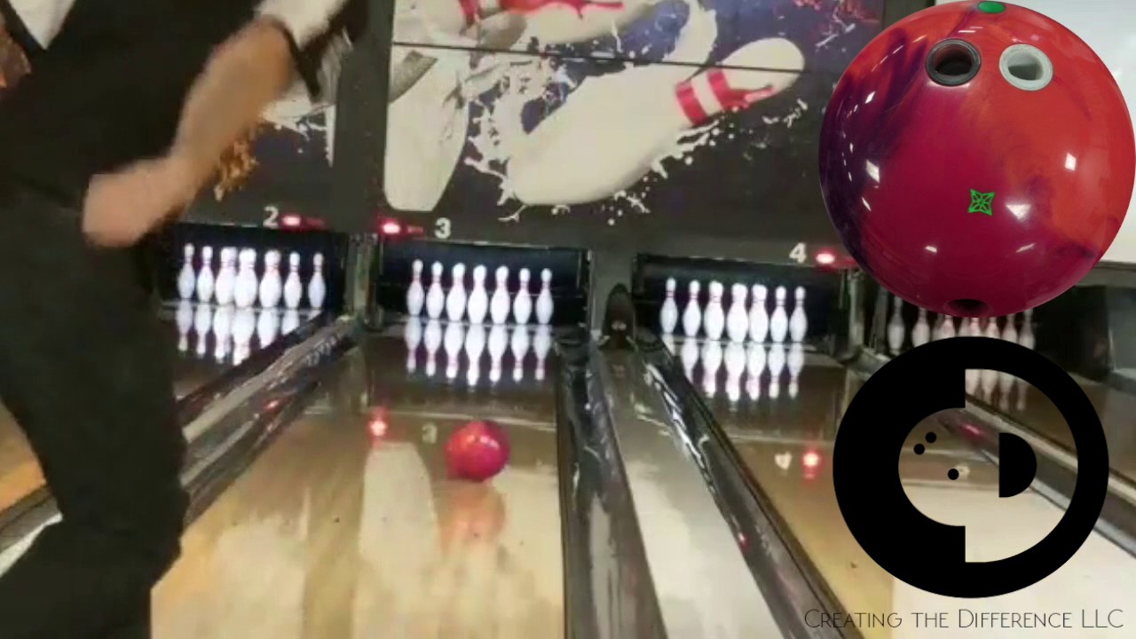 Roto Grip Hustle Purple Raspberry Orange Bowling Ball Video Review