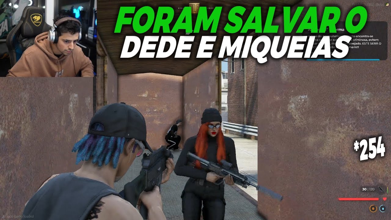 CONNOR , TODURO E KIM FORAM DA QRR NO DEDÉ E MIQUEIAS! MUITA QUEBRADEIRA NA CIDADE ALTA! GTA RP *254