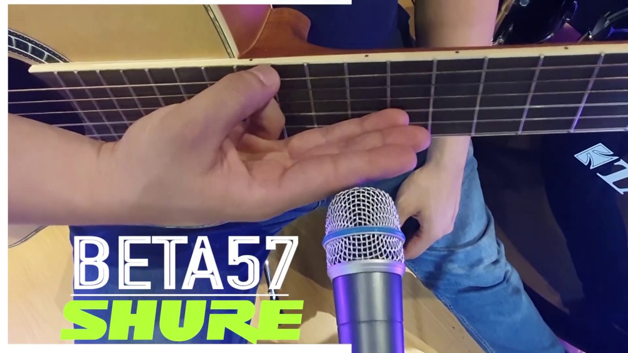Comparativa microfonos Shure en guitarra acustica - YouTube