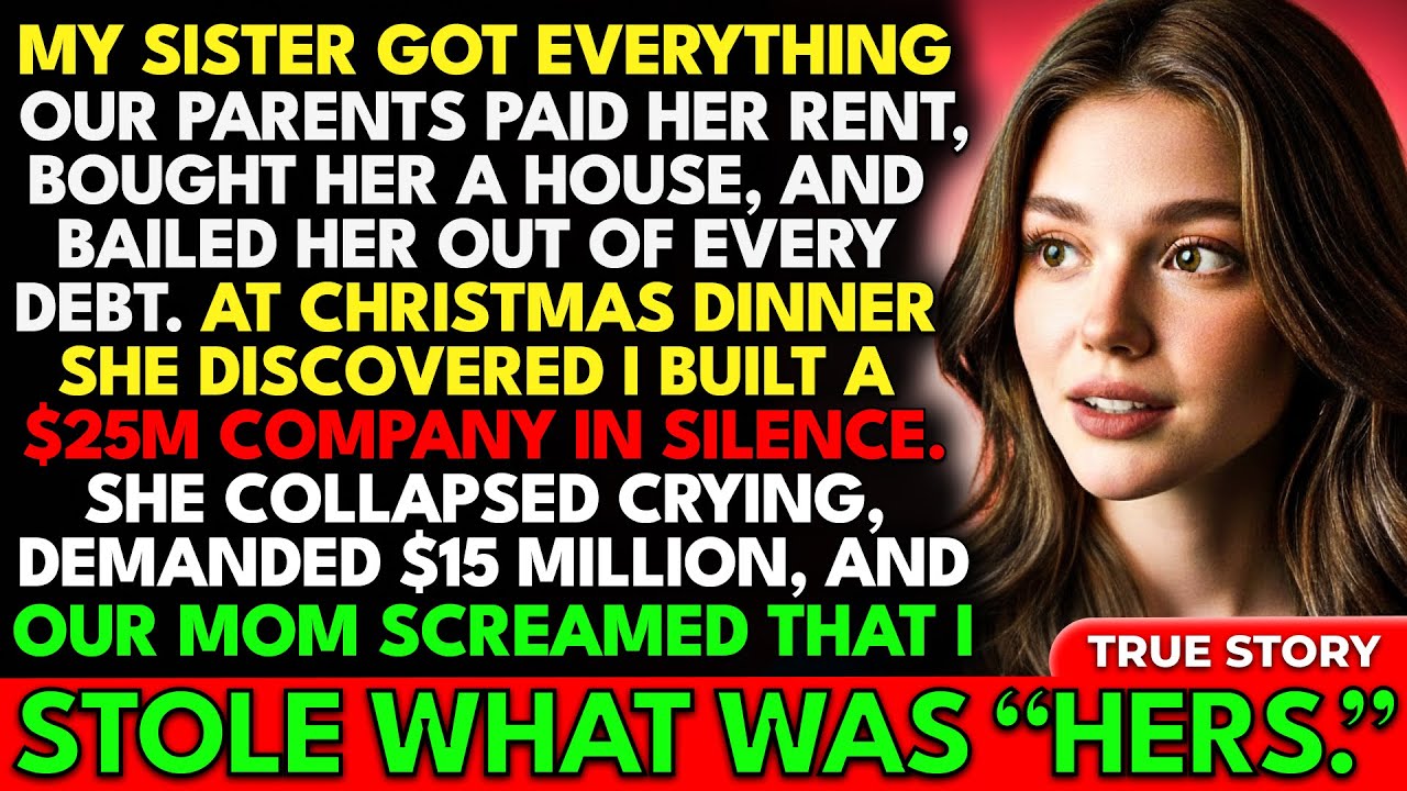My Sister Was the Golden Child — Our Parents Gave Her Everything. At Christmas She...
