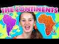 Continents of the Earth | Educational Songs for Kids  | Funtastic TV