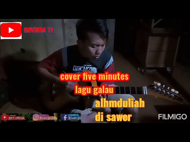 Five minutes (galau)cover akustik Ervan Govinda endingnya di sawer class=