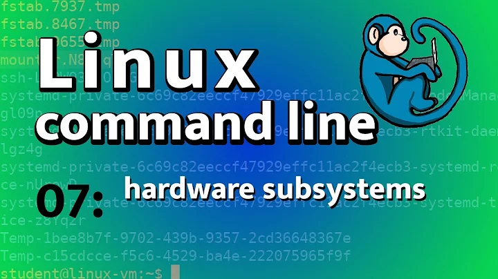 LCL 07 - hardware subsystems - Linux Command Line tutorial for forensics