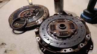 199093 Acura Integra Clutch/Rear Main Replacement