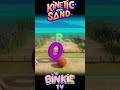 🌈🔤 Bowling Ball Smashes Kinetic Sand Alphabet Cozy Village Fun | Binkie TV