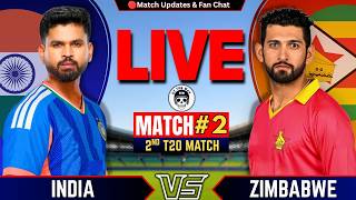 🔴India vs Zimbabwe, 2nd T20 2026  | Live Cricket Match Today | IND vs ZIM T20 Series 2026 screenshot 3
