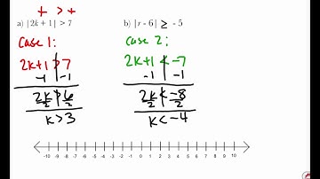 Algebra: 5-5 Inequalities Involving Absolute Value
