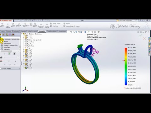 finite-element-analysis-(frequency/static/buckling)-in-solidworks
