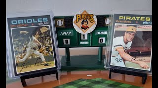 !971 Orioles at Pirates, A demo of left right splits basic APBA game