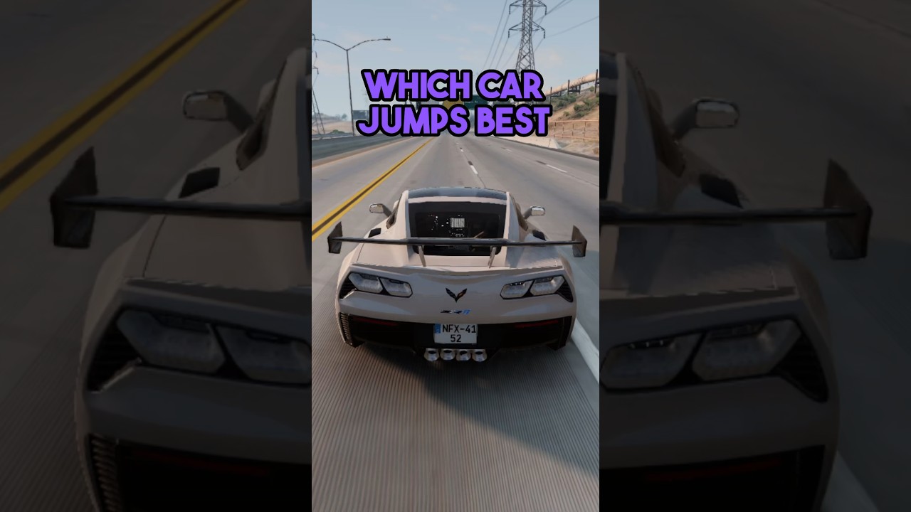 Which car jumps best over buses ? 