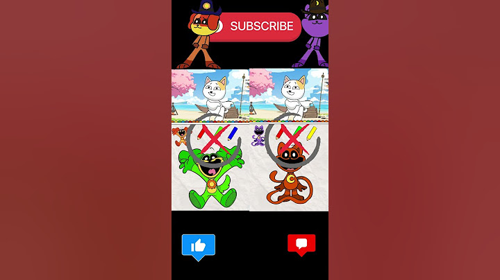 What is your IQ : Painting color Dogday x Catnap puzzle game double #puzzle #colorgame  #coloring