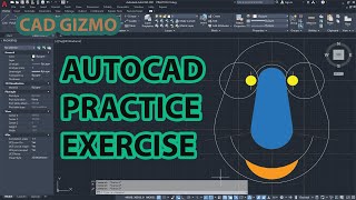 Autocad Practice Exercises 5 | Practice Series | Cad Gizmo