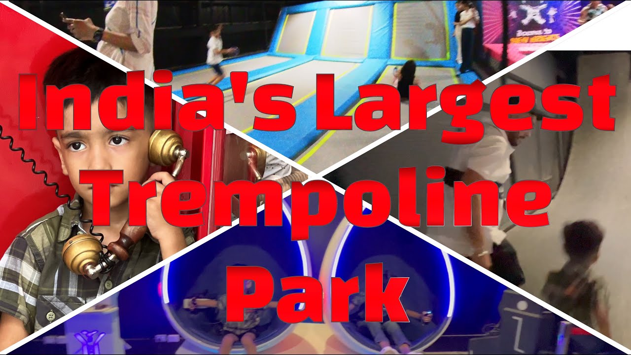 Full Enjoy Kiya, Fun And Workout | Hopup Chandigarh ! India's Largest Trampoline Park |