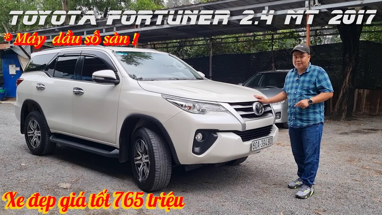 Giá xe Fortuner 2017 máy dầu cũ chạy 68000KM biển số TPHCM