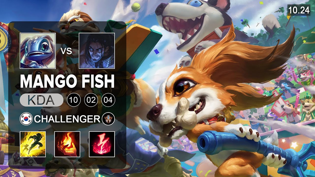 Mango Fish Fizz Mid vs Sylas - KR Challenger Patch 10.24