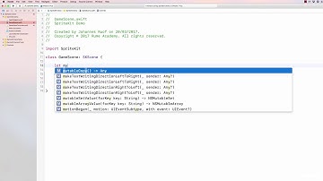 Introduction to iOS Game Development with SpriteKit & Swift : SKNode & SKScene Example