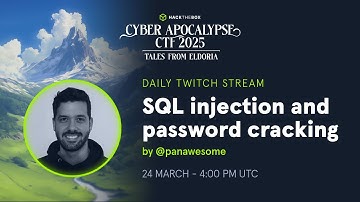 Cyber Apocalypse Day #4: SQL injection and password cracking by @panawesome