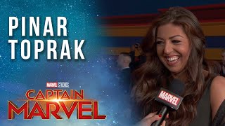 Composer Pinar Toprak On Scoring Captain Marvels Story Live From The Red Carpet