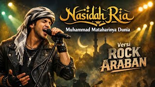 Muhammad Matahrinya Dunia - Nasidah Ria | Versi Rock Araban (Lirik Video) | Cover by Aprilia