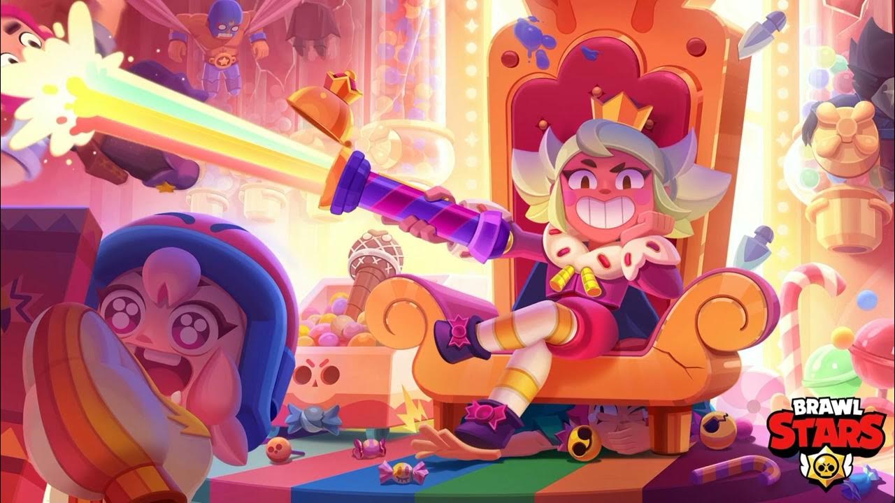 Как выглядят новые brawl stars Music from "Brawl Stars" Season 16 CANDYLAND! - YouTube