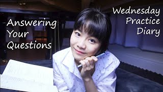 Random Piano Q&A + Boring Wednesday Practice Diary | Tiffany Vlogs #116