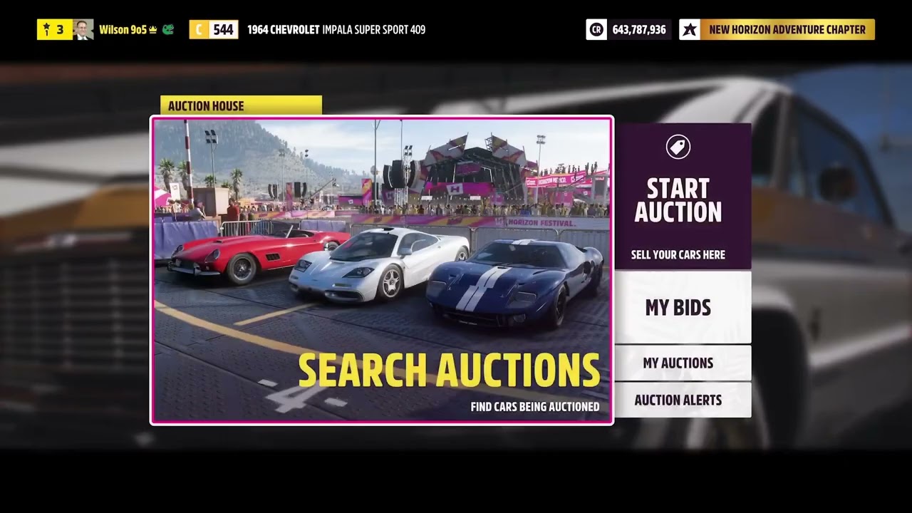 2016 Spania GTA Spano Forza Horizon 5 Auction House Sniping