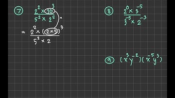 หัดทำแบบฝึกหัด พร้อมเฉลยแบบฝึกหัด !! เลขยกกำลัง