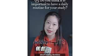 IELTS speaking Part 1 Topic Daily routine