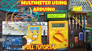 How To Make Multimeter Using Arduino| Multimeter | Experimentalist | Calculate R, C, V Using Arduino