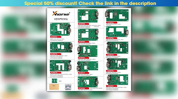 In Stock Xhorse XDNPM3GL MQB48 SolderFree Adapter 13pcs Full Set Work with MultiProg VVDI Prog Key