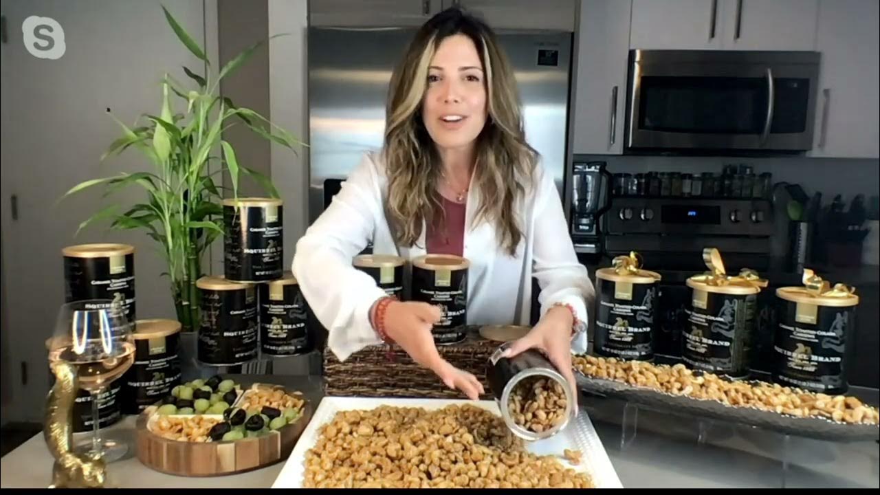 Squirrel Brand (3) 18oz Cans Caramel Colada Cashews on QVC YouTube