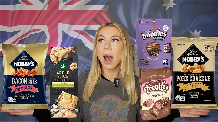AUSTRALIAN Tries AUSTRALIAN Food! *crazy*