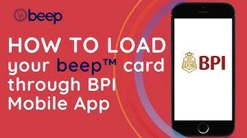 How to load your beep™ card using BPI mobile app