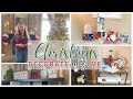 CHRISTMAS FAMILY ROOM MAKEOVER 🎄 DECORATE WITH ME &amp; DIY HOLIDAY DECOR IDEAS 🎄 CHRISTMAS DECORATIONS