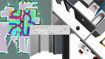 ROS Turtlebot Navigation in Gazebo using a Sweethome3D model
