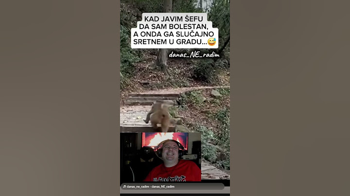 KAD UZNES BOLOVANJE PA NALETIS NA SEFA #smesno #smehdosuza #balkan #diaspora #srbija #bakaprase #guh