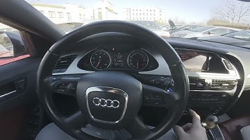 How to Disable Traction Control in AUDI A4 B8 ( 2007 – 2015 )