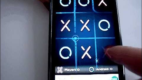 Tic Tac Toe Glow for Android (Noughts and Crosses)