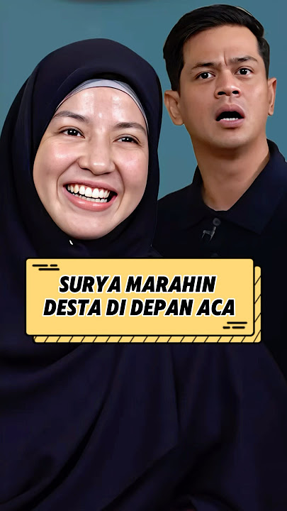 Surya marahin Desta di depan Aca‼️🤣 #natasharizki #desta #suryainsomnia #shorts