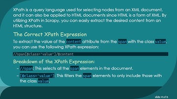 How to Extract Content Text Using XPath in Scrapy for Web Scraping