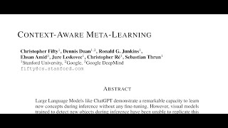 [short] Context-Aware Meta-Learning