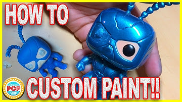 How To Custom Paint a  FUNKO POP! Shiny METALLIC TICK!