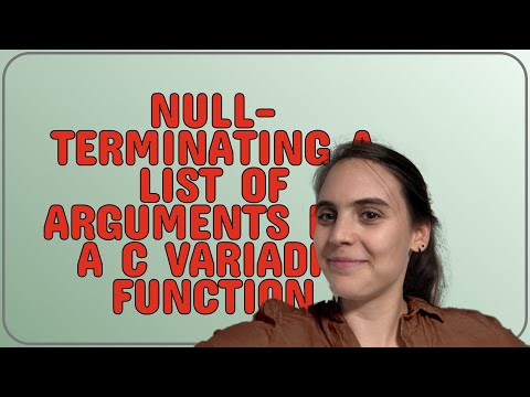 Null-terminating a list of arguments for a C variadic function