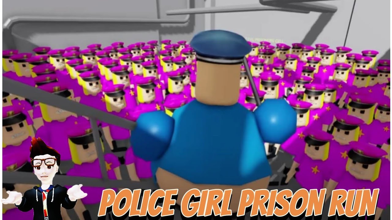 POLICE GIRL PRISON RUN! OBBY ROBLOX FULL GAMEPLAY WALKTROUGH #roblox # ...