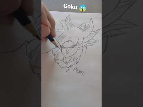 Desenho de Son Goku pintado e colorido por Ericksilva o dia 24 de